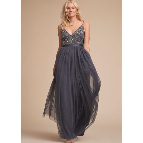 New BHLDN Avery Dress US sz 2- Hydrangea - Picture 1 of 6